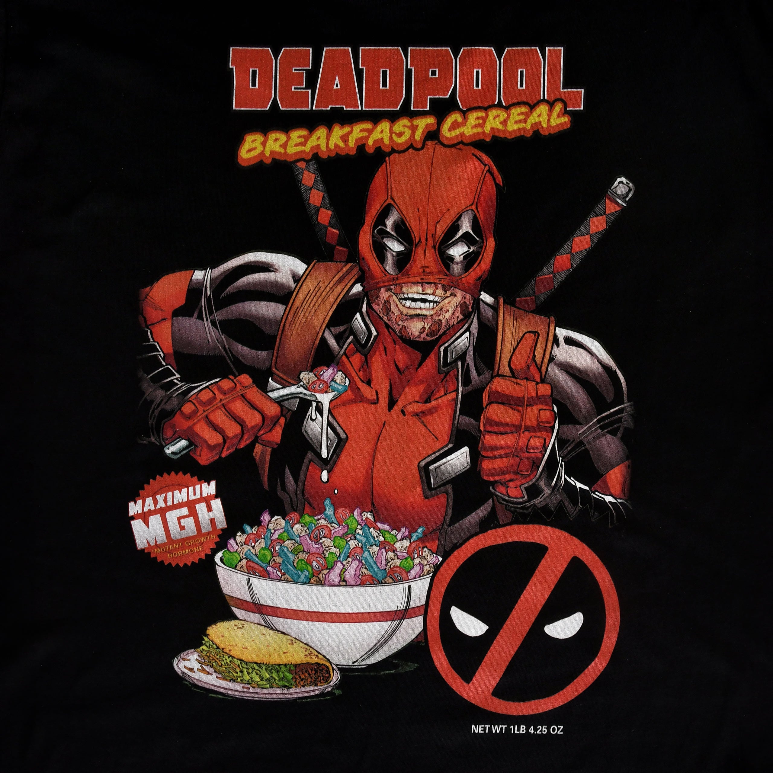 Produktbild Deadpool - Frukostflingor T-shirt svart