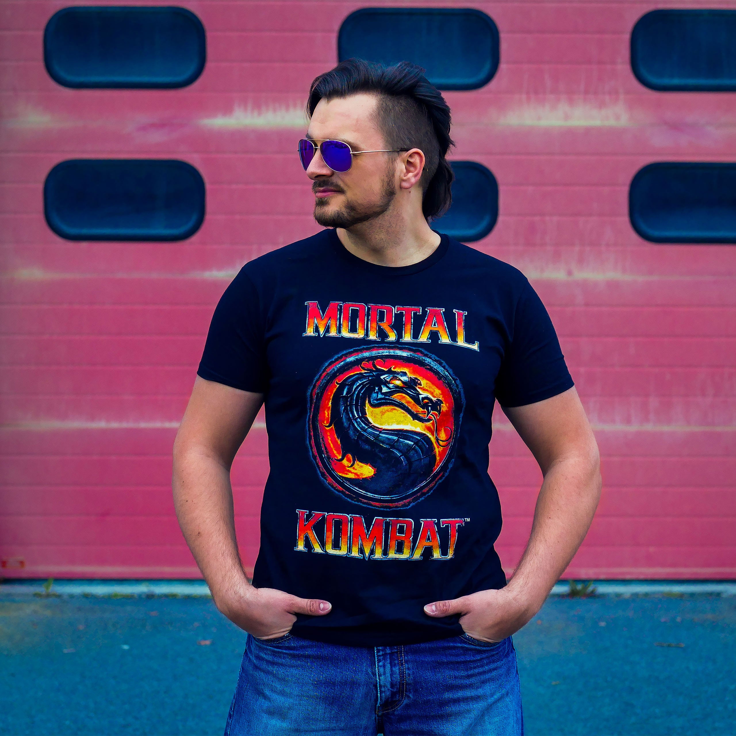 Produktbild Mortal Kombat - Logo T-shirt svart