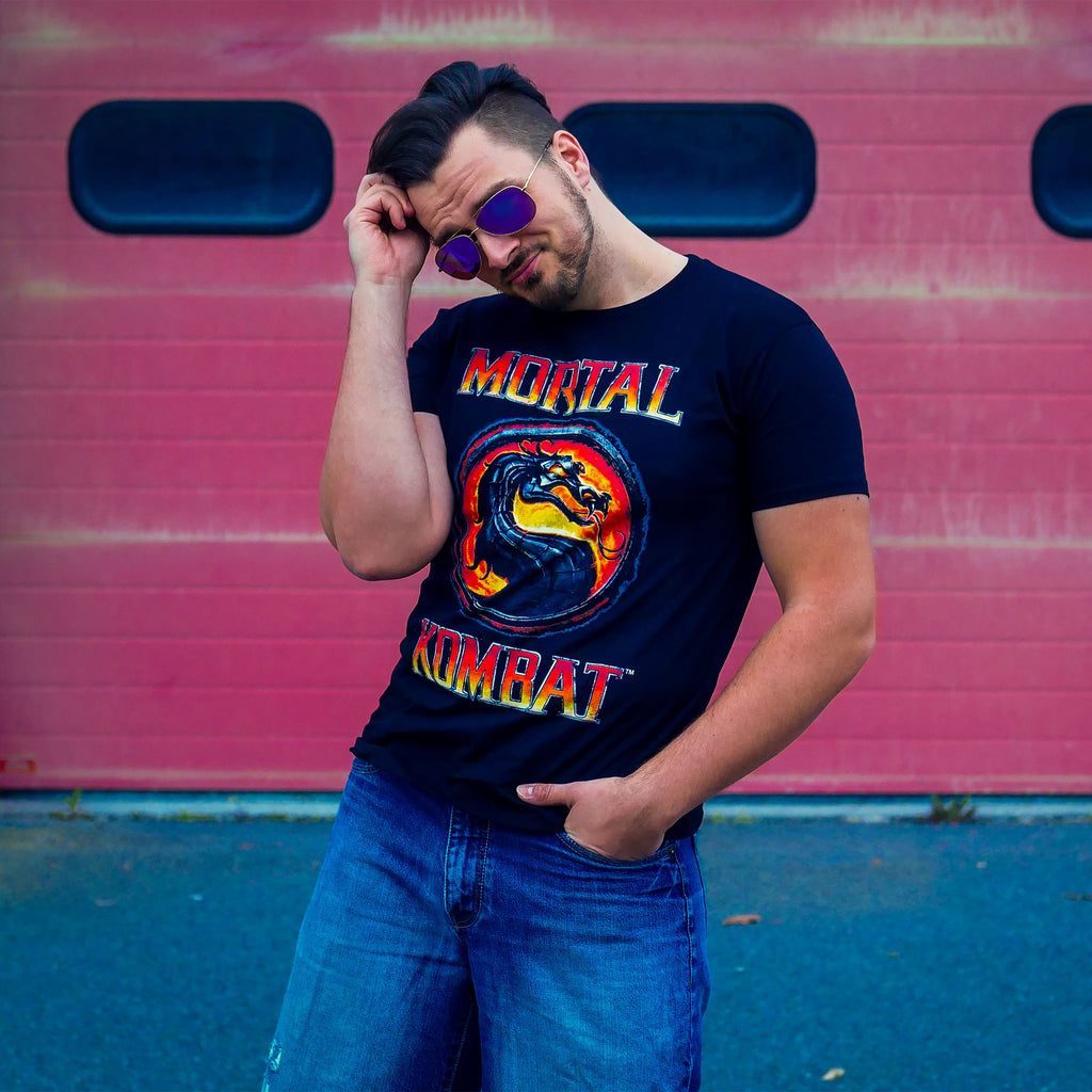 Produktbild Mortal Kombat - Logo T-shirt svart