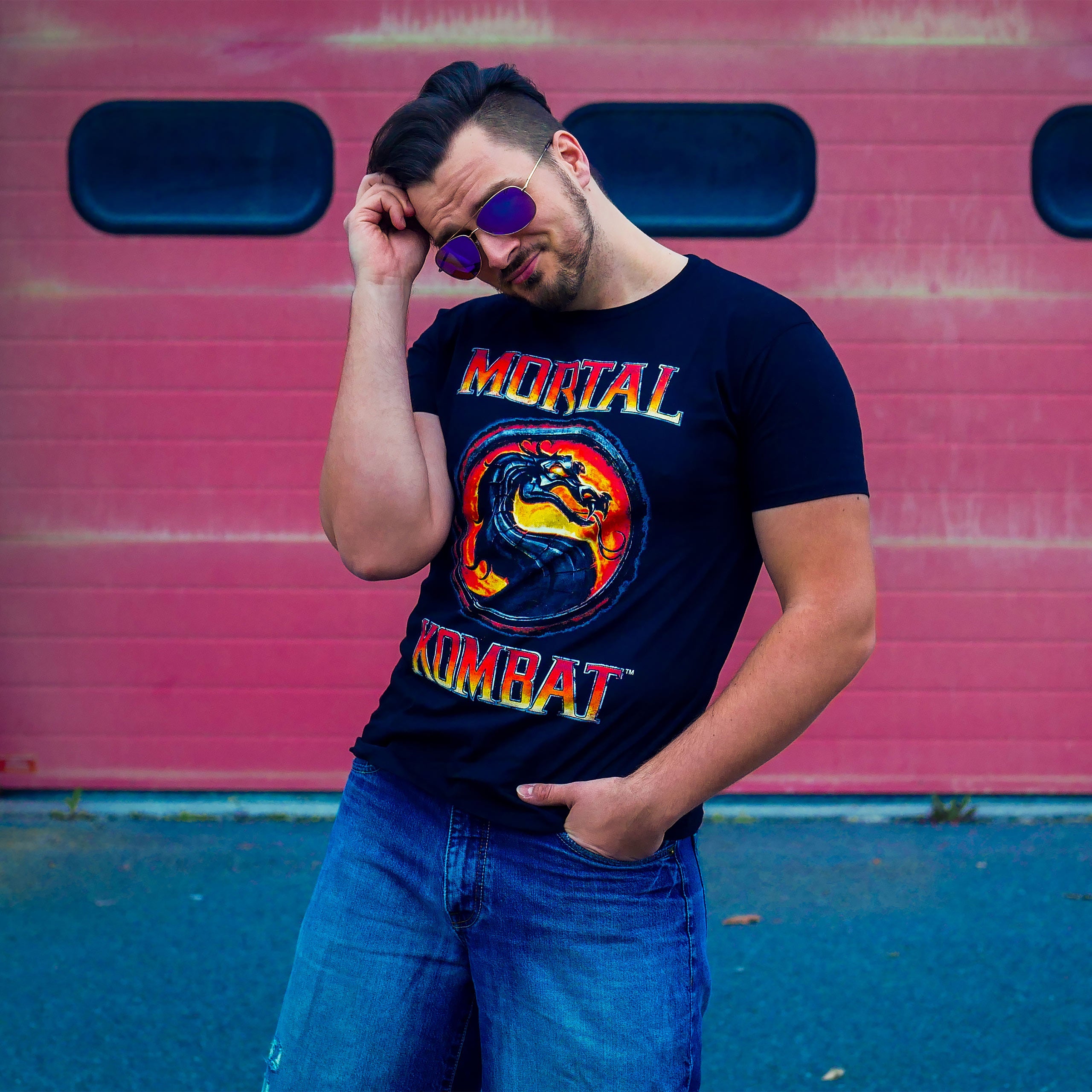 Produktbild Mortal Kombat - Logo T-shirt svart