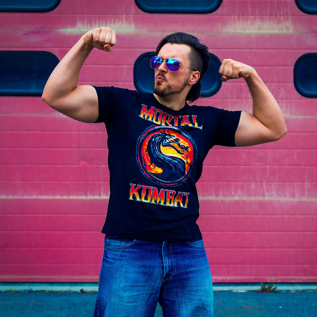 Produktbild Mortal Kombat - Logo T-shirt svart