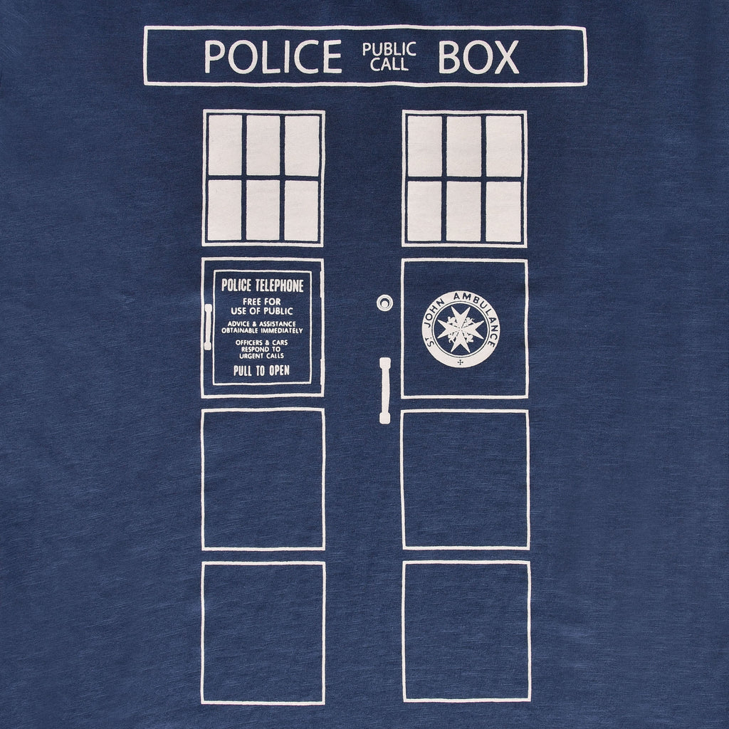Produktbild Tardis Police Box T-shirt blå - Doctor Who