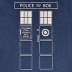 Produktbild Tardis Police Box T-shirt blå - Doctor Who
