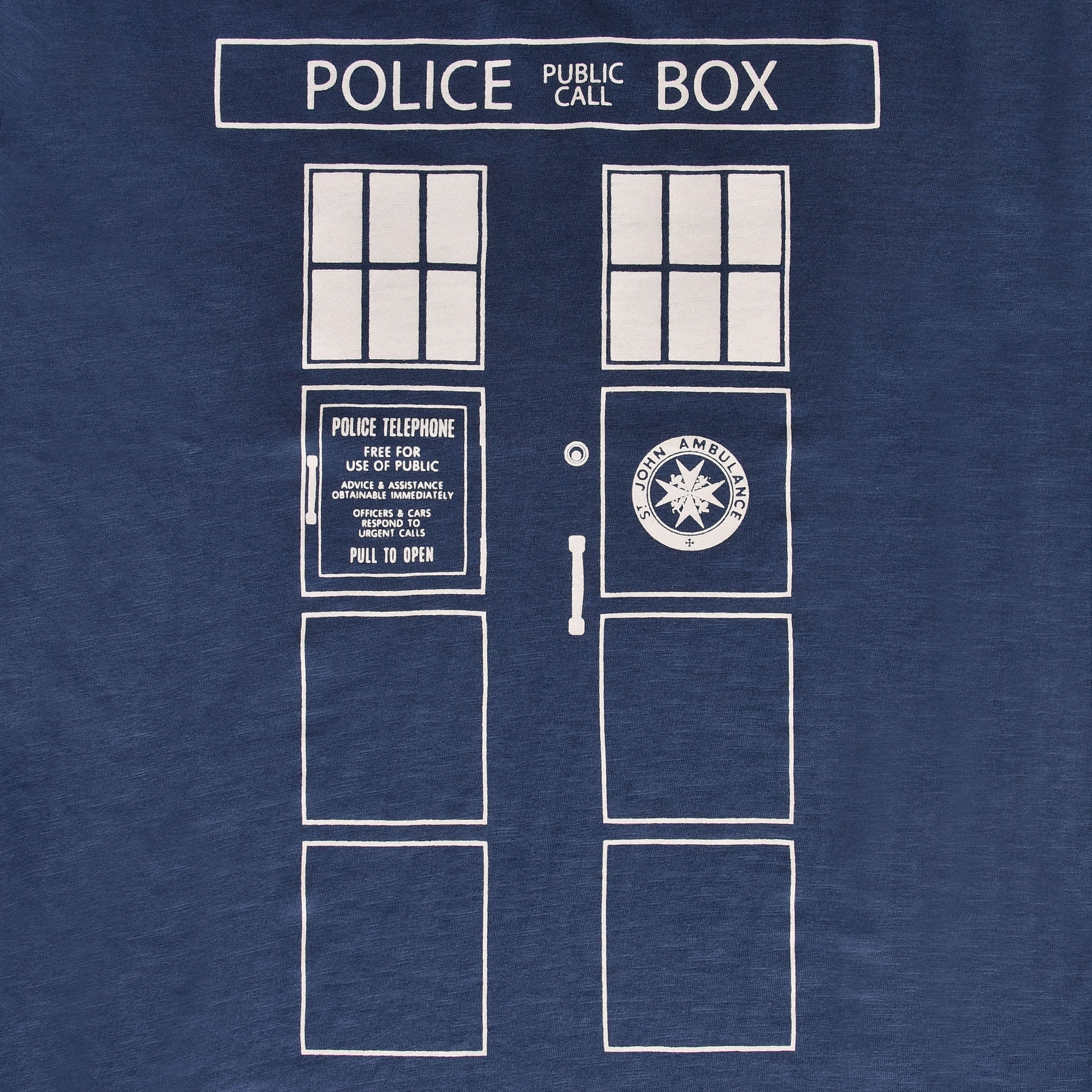 Produktbild Tardis Police Box T-shirt blå - Doctor Who