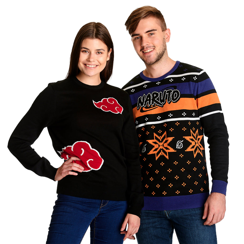 Produktbild Naruto - Stickad tröja med Akatsuki-symbol
