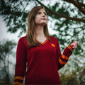 Produktbild Harry Potter - Gryffindor Stickad Klänning Röd