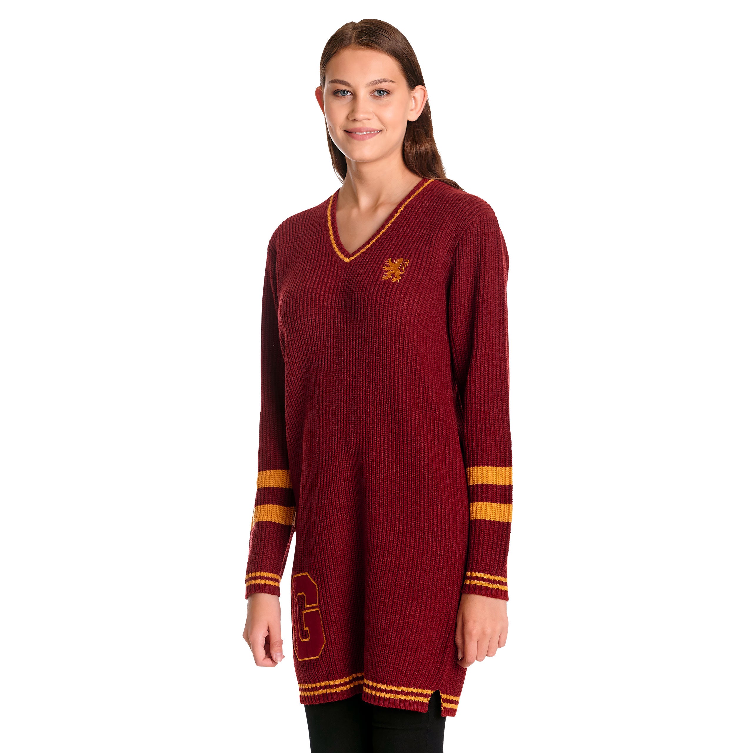 Produktbild Harry Potter - Gryffindor Stickad Klänning Röd
