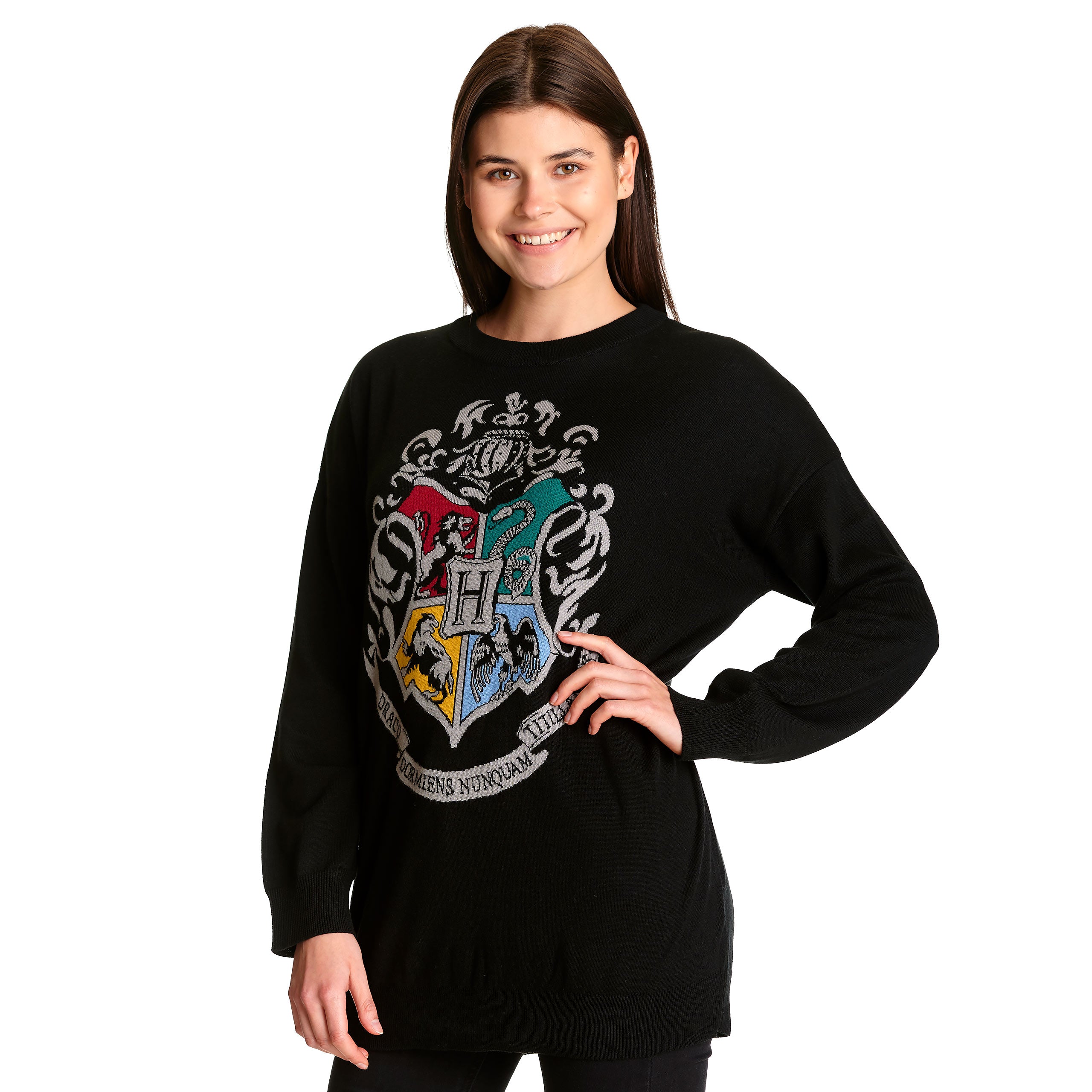Produktbild Harry Potter - Oversize Tröja med Hogwarts-emblem svart
