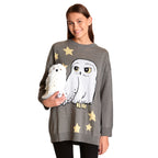Produktbild Harry Potter - Hedwig Oversize Tröja grå