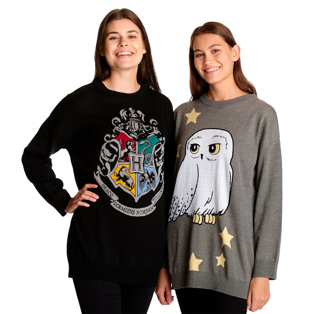 Produktbild Harry Potter - Hedwig Oversize Tröja grå