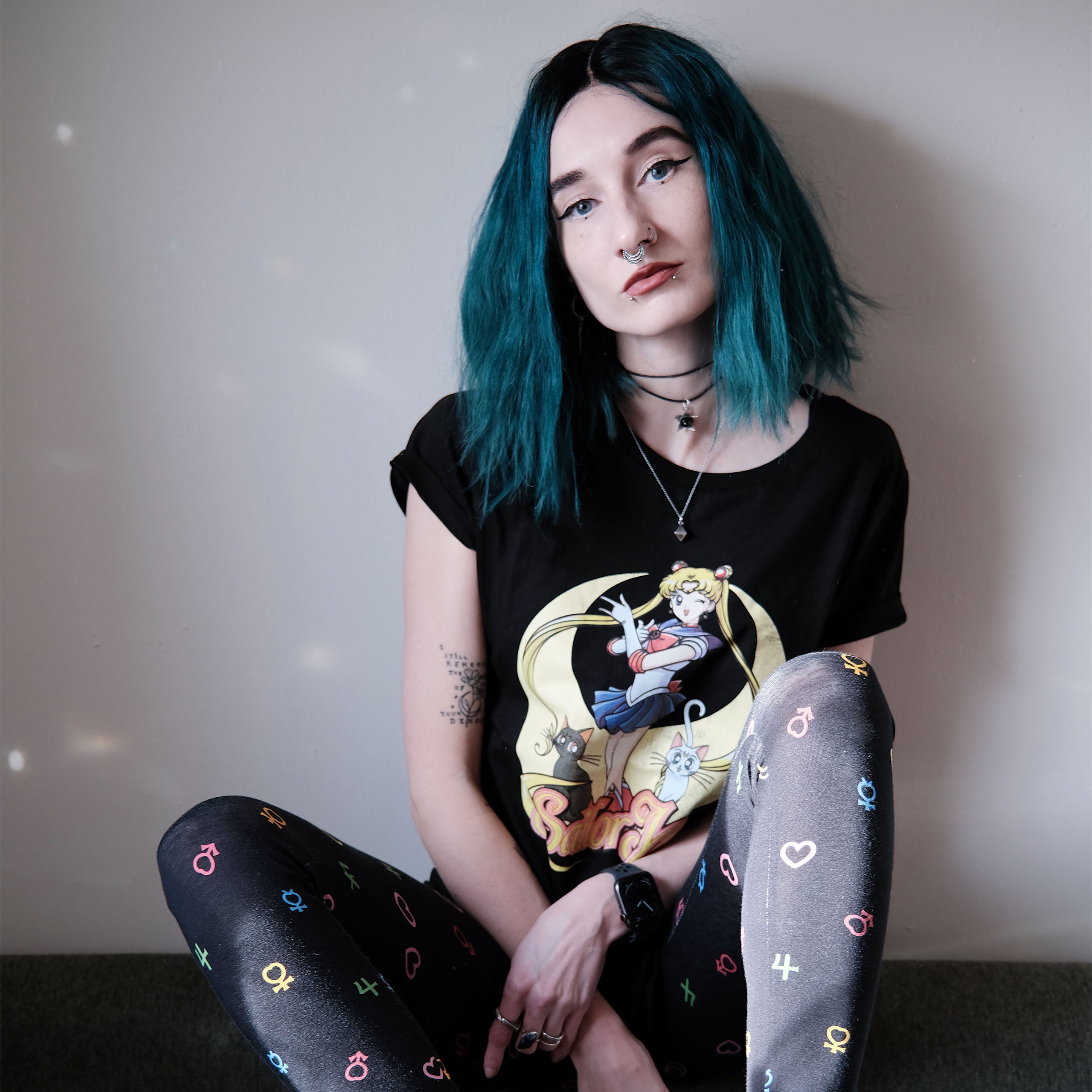 Produktbild Sailor Moon - Pose T-shirt dam svart