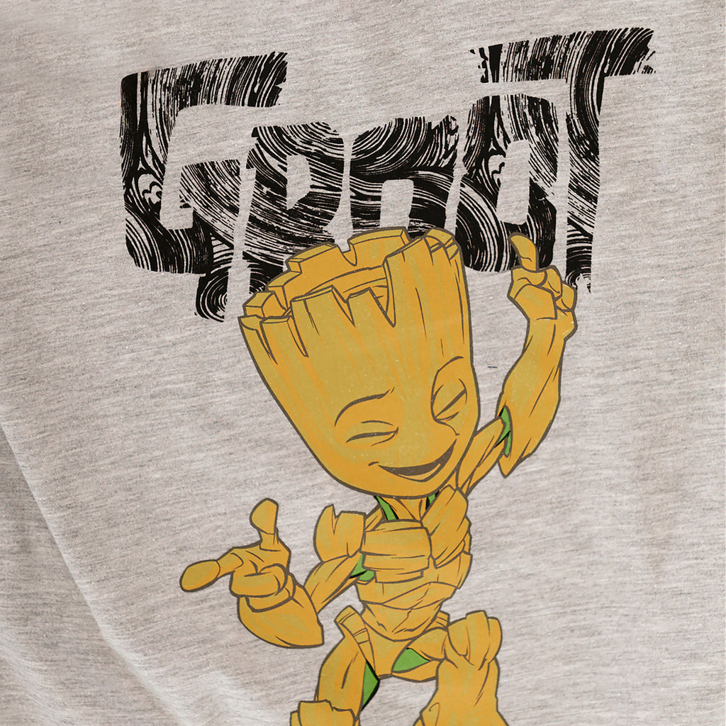 Produktbild Dancing Groot Pyjamas dam kort med spets - Guardians of the Galaxy