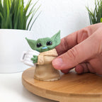 Produktbild Grogu med tentakelsoppa och mjölkmustasch-pose mini-figursset - Star Wars The Mandalorian