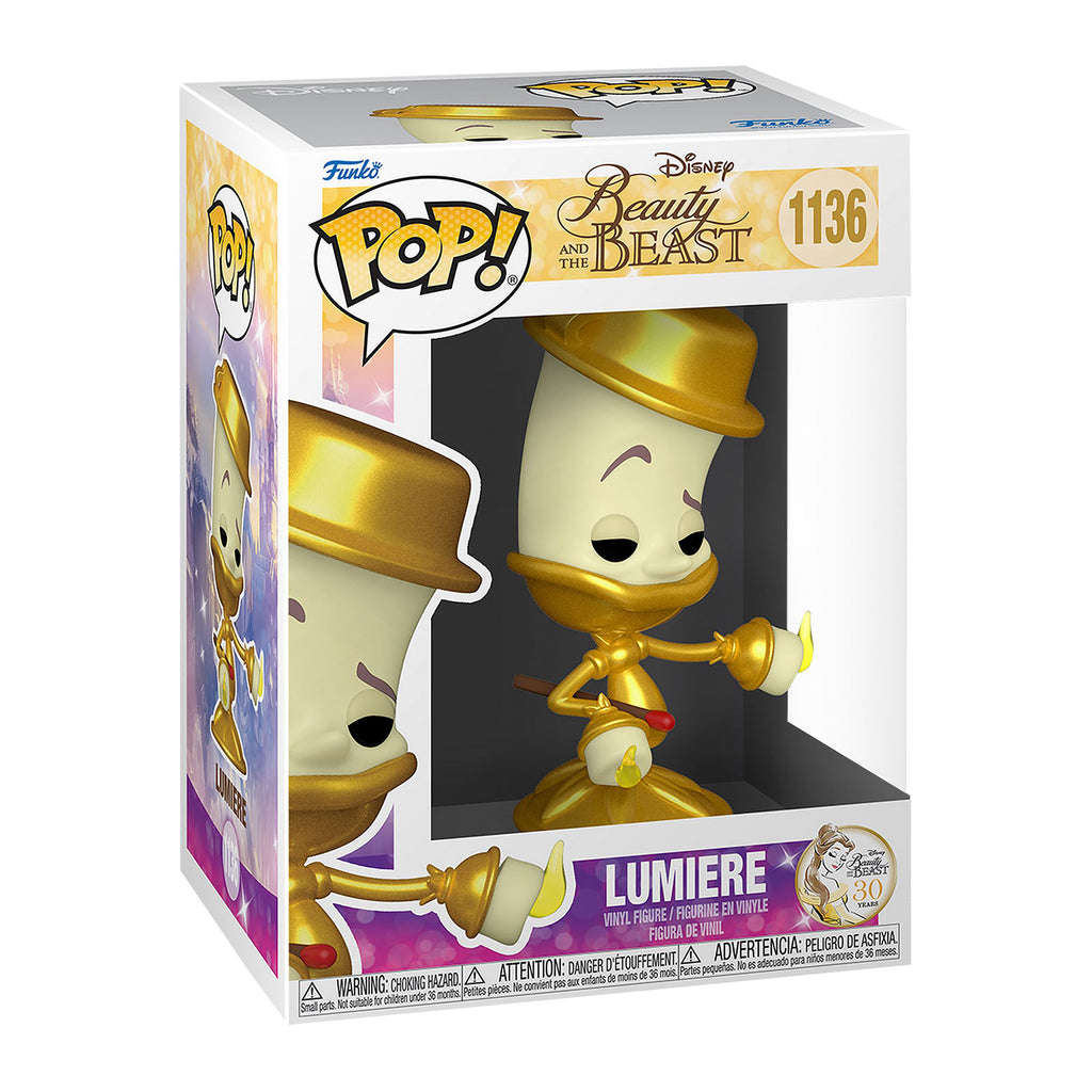 Produktbild Skönheten och Odjuret - Lumiere Funko Pop-figur