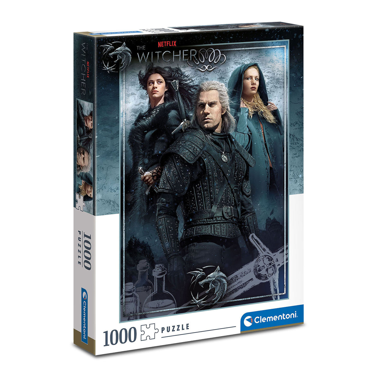 Produktbild Witcher - Ciri, Yennefer & Geralt Pussel 1000 bitar