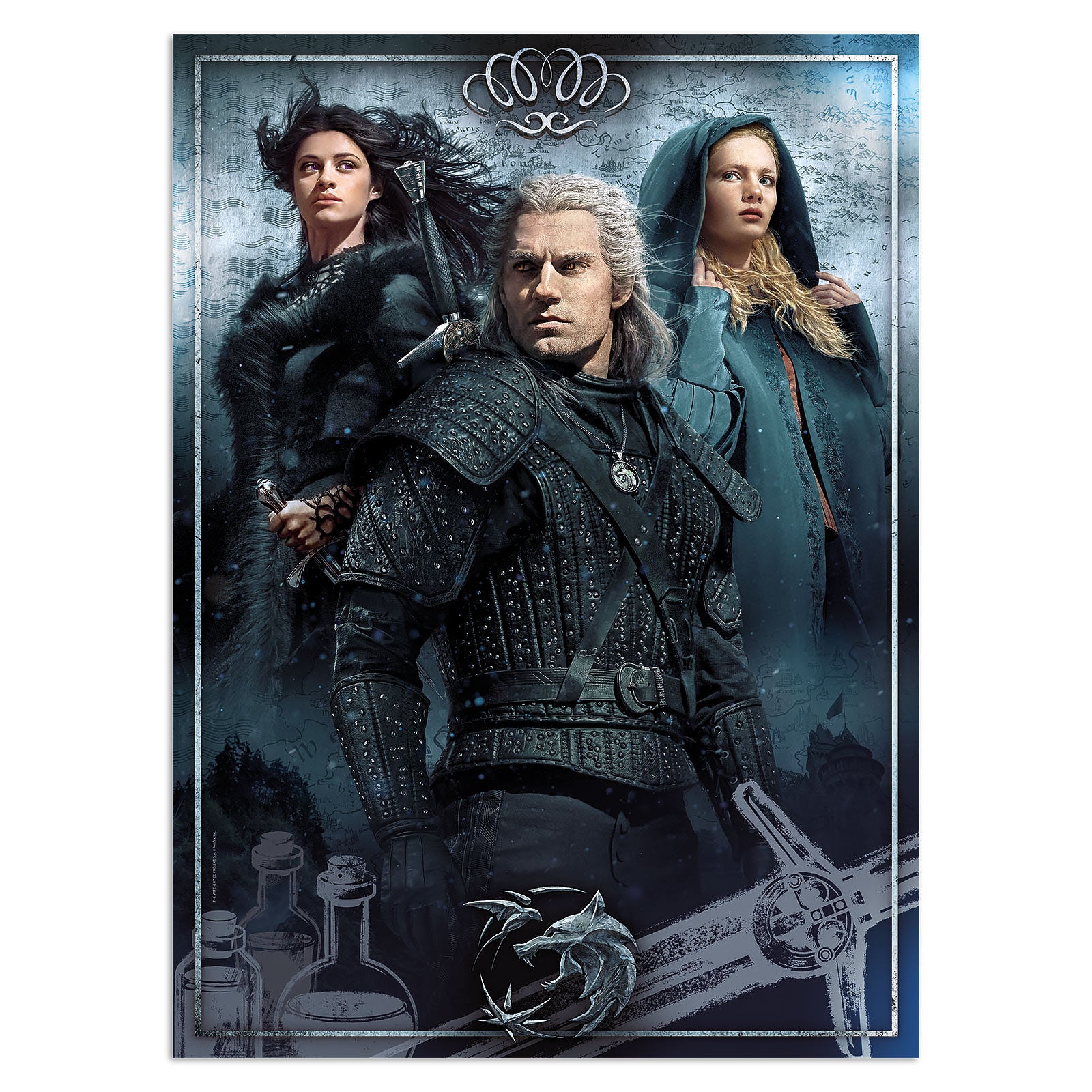 Produktbild Witcher - Ciri, Yennefer & Geralt Pussel 1000 bitar