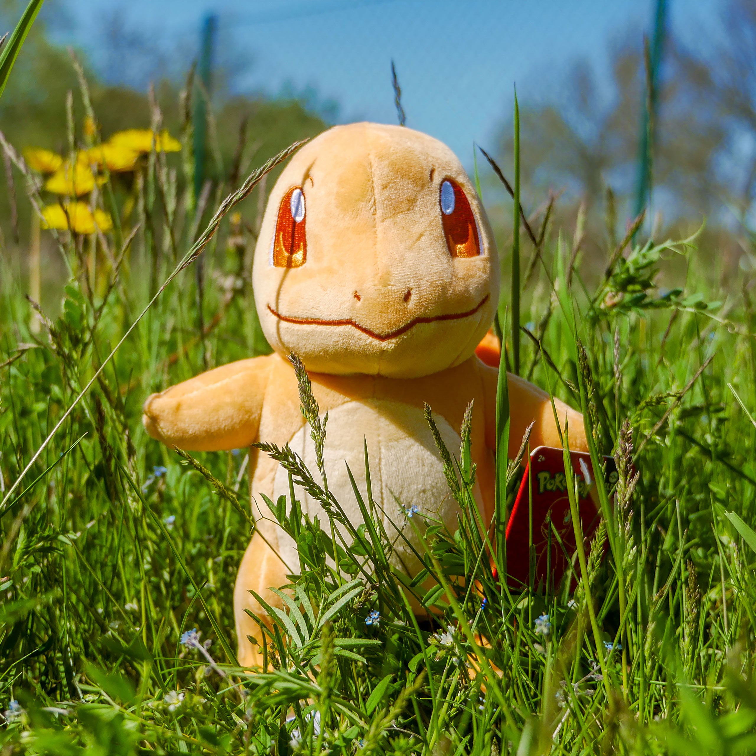 Produktbild Pokemon - Glumanda Monokrom Plyschfigur 22 cm