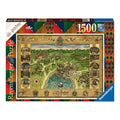 Produktbild Harry Potter - Hogwarts Karta Pussel 1500 bitar