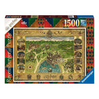 Produktbild Harry Potter - Hogwarts Karta Pussel 1500 bitar