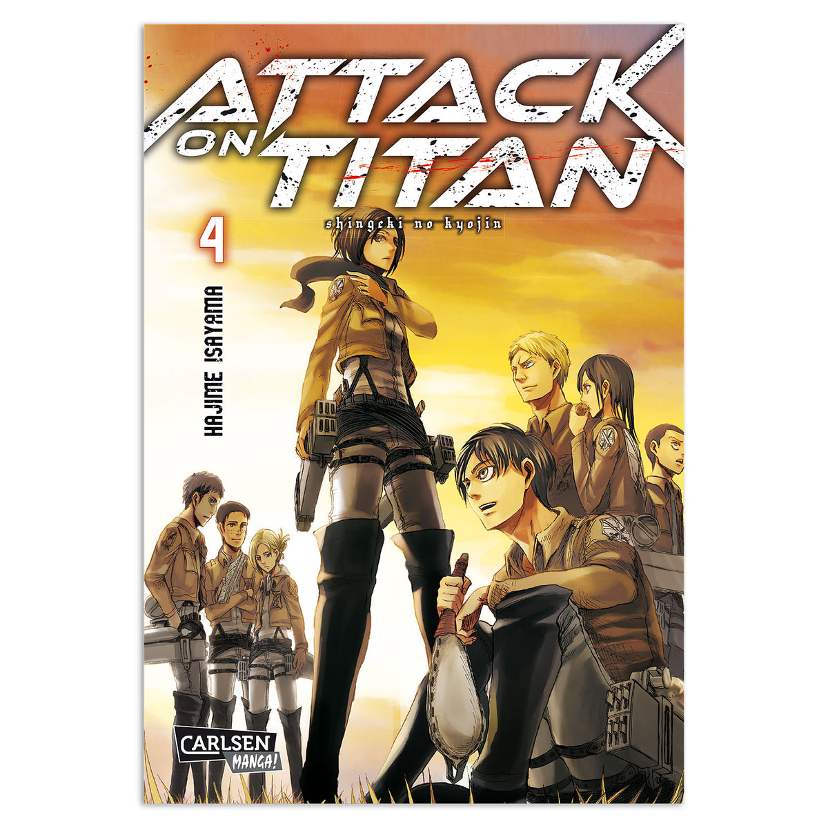Produktbild Attack on Titan - Volym 4 Mjukpärm