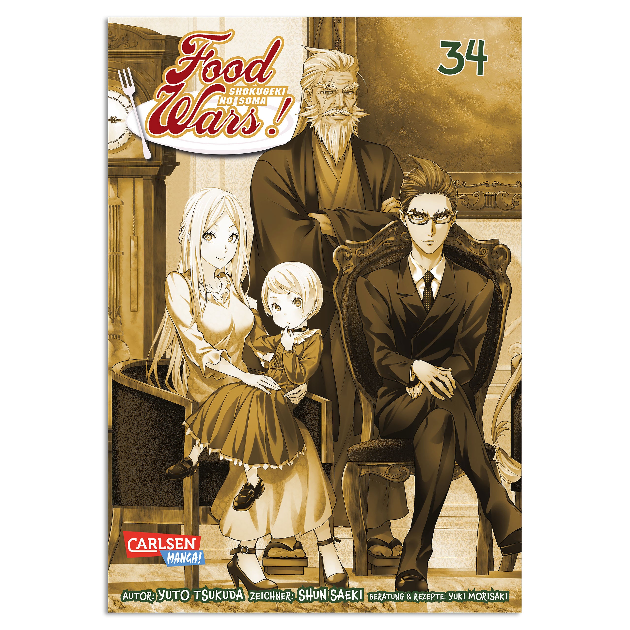 Produktbild Food Wars - Shokugeki No Soma Volym 34 Pocketbok