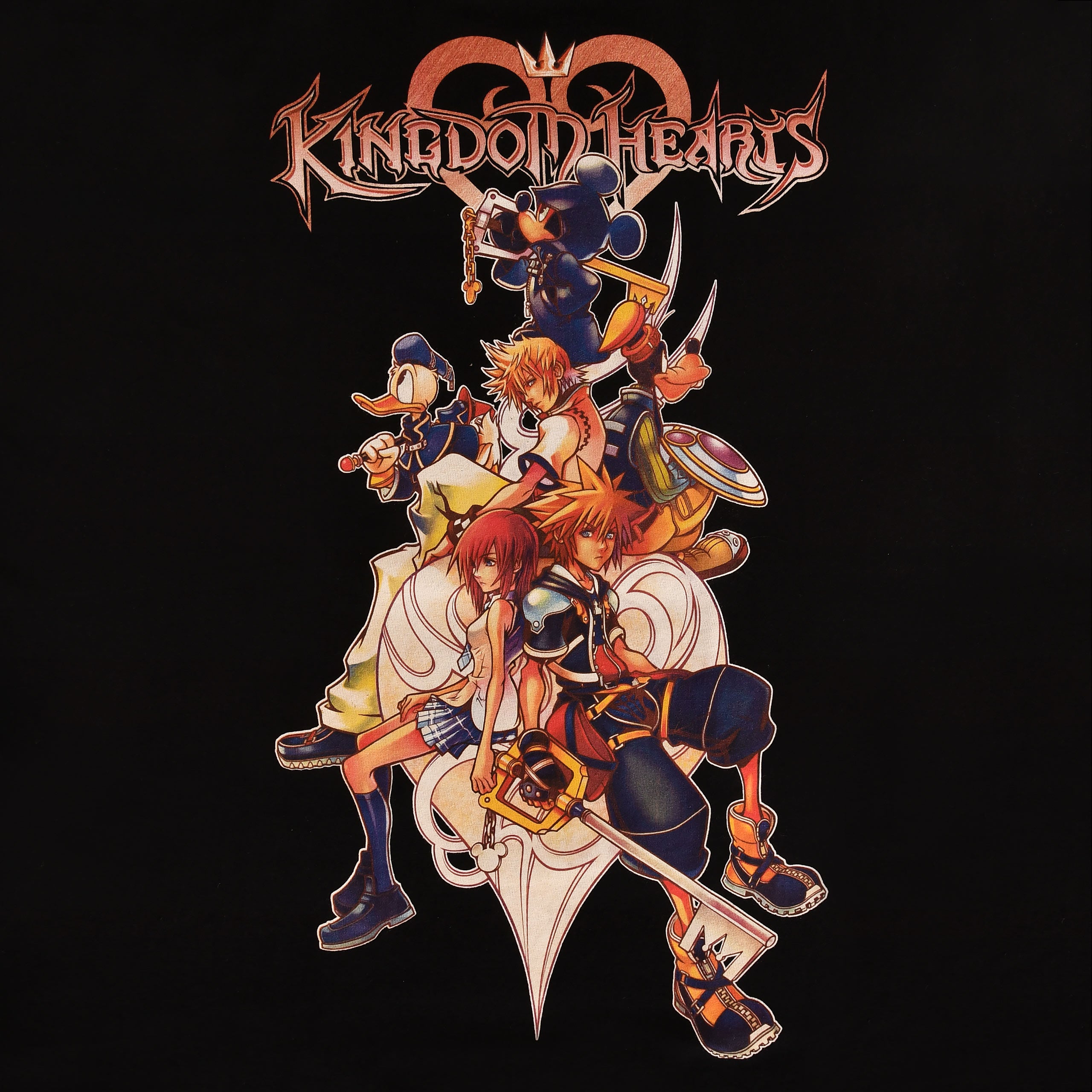 Produktbild Kingdom Hearts - Family T-Shirt svart