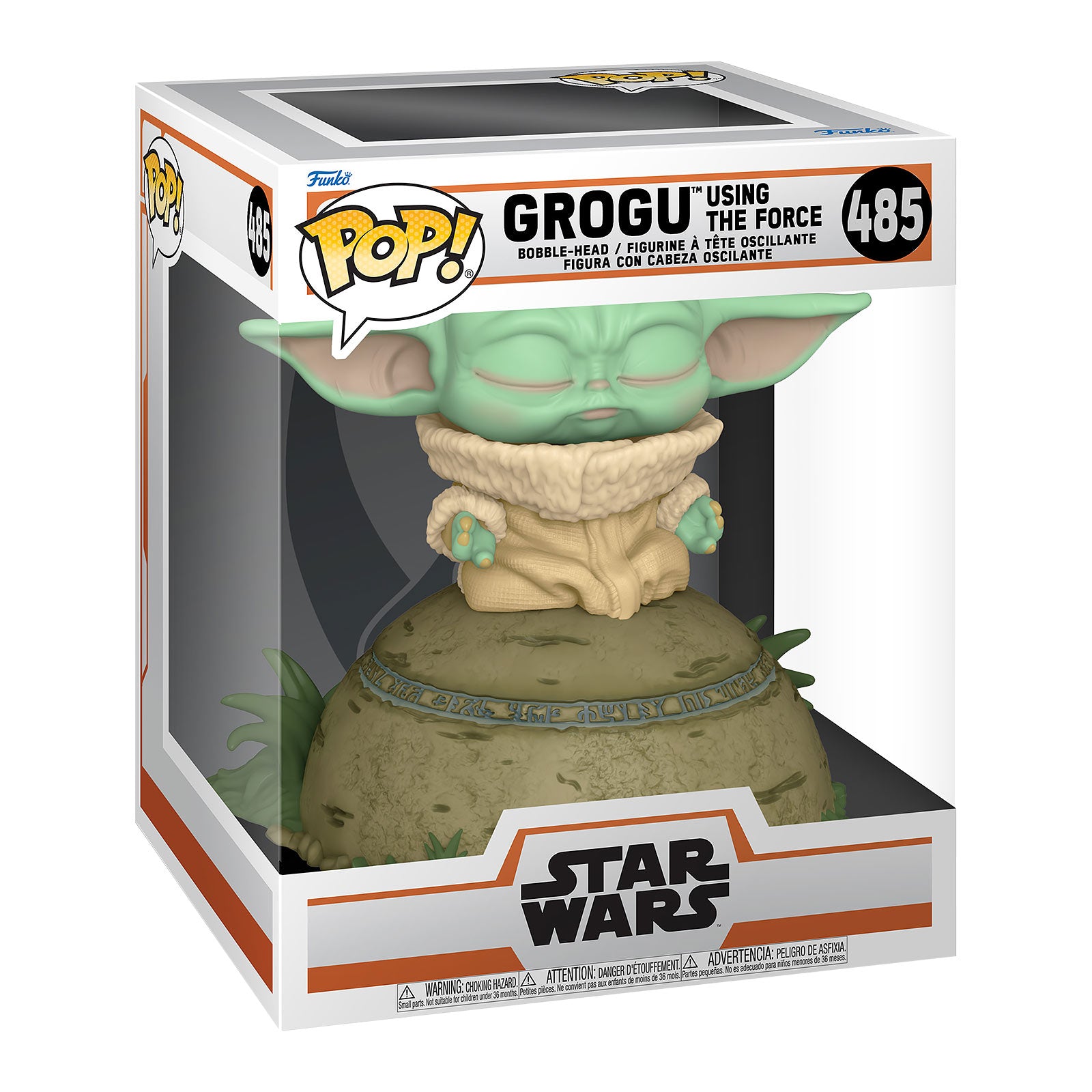 Produktbild Grogu använder Kraften Funko Pop-figur med ljus- och ljudeffekter - Star Wars The Mandalorian