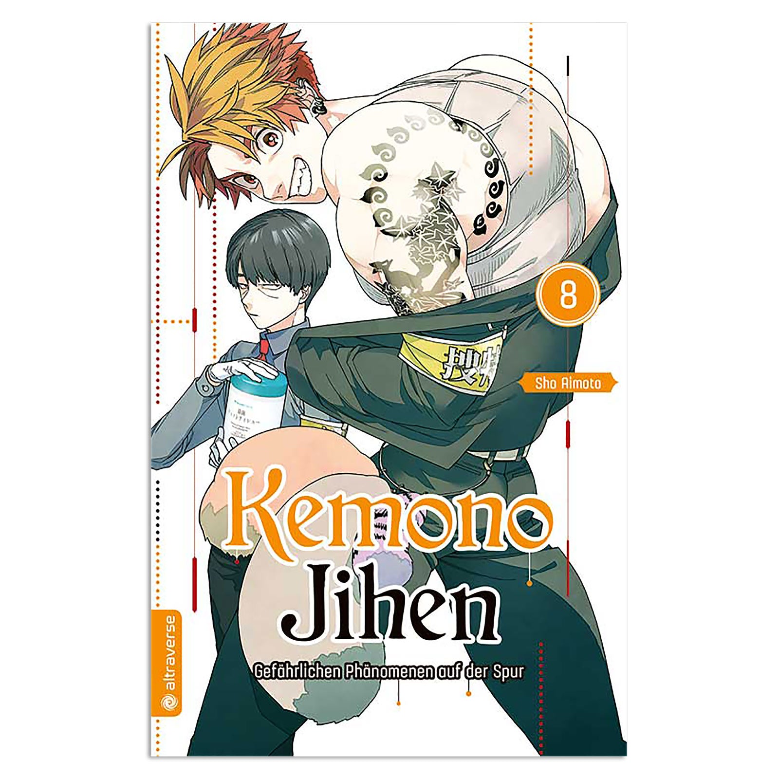Produktbild Kemono Jihen - På spåret av farliga fenomen - Volym 8, pocketbok