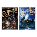 Produktbild Harry Potter - 2-pack Poster: Hogwarts Slott & Diagongränden