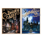 Produktbild Harry Potter - 2-pack Poster: Hogwarts Slott & Diagongränden