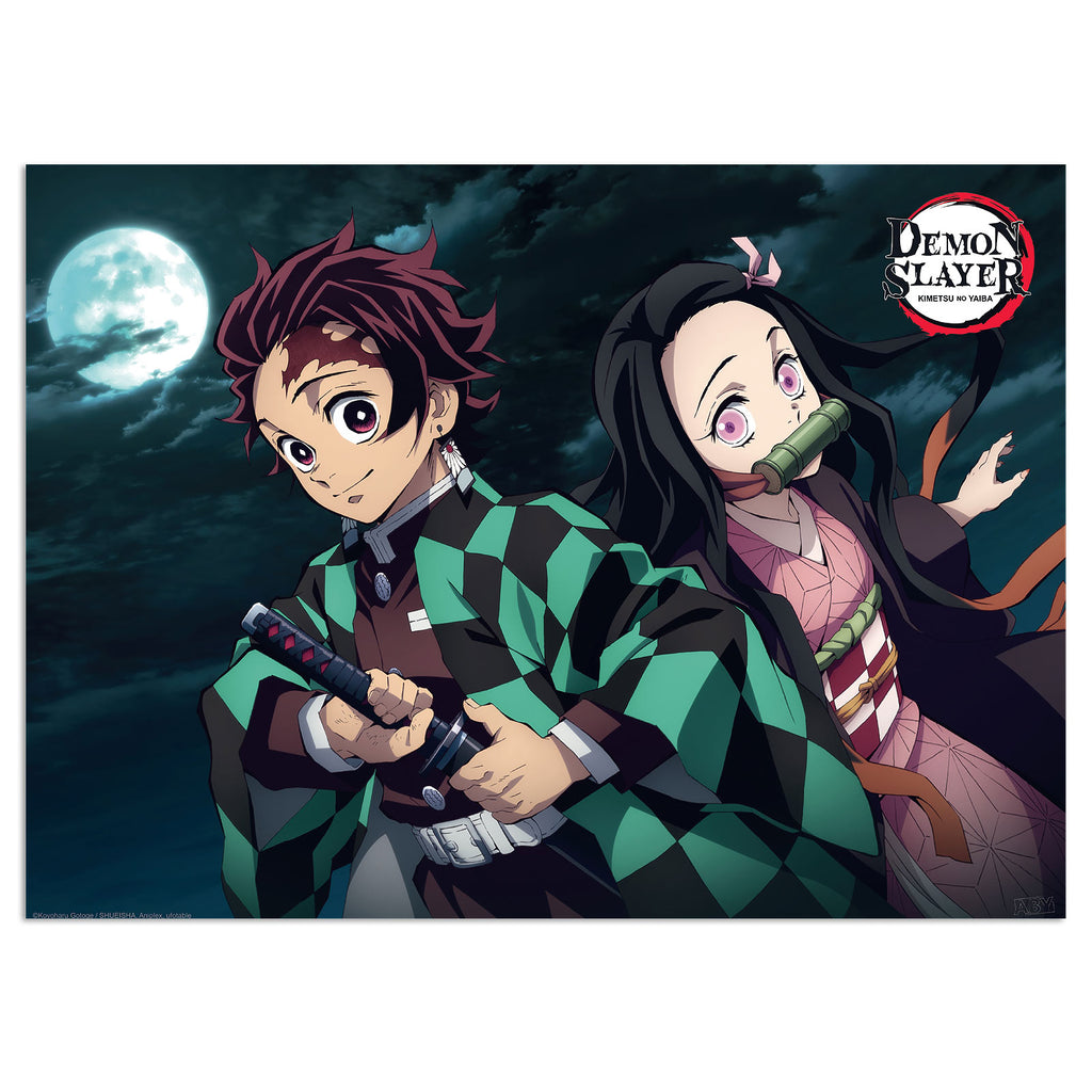 Produktbild Demon Slayer - Grupp & Duo Poster 2-delat set