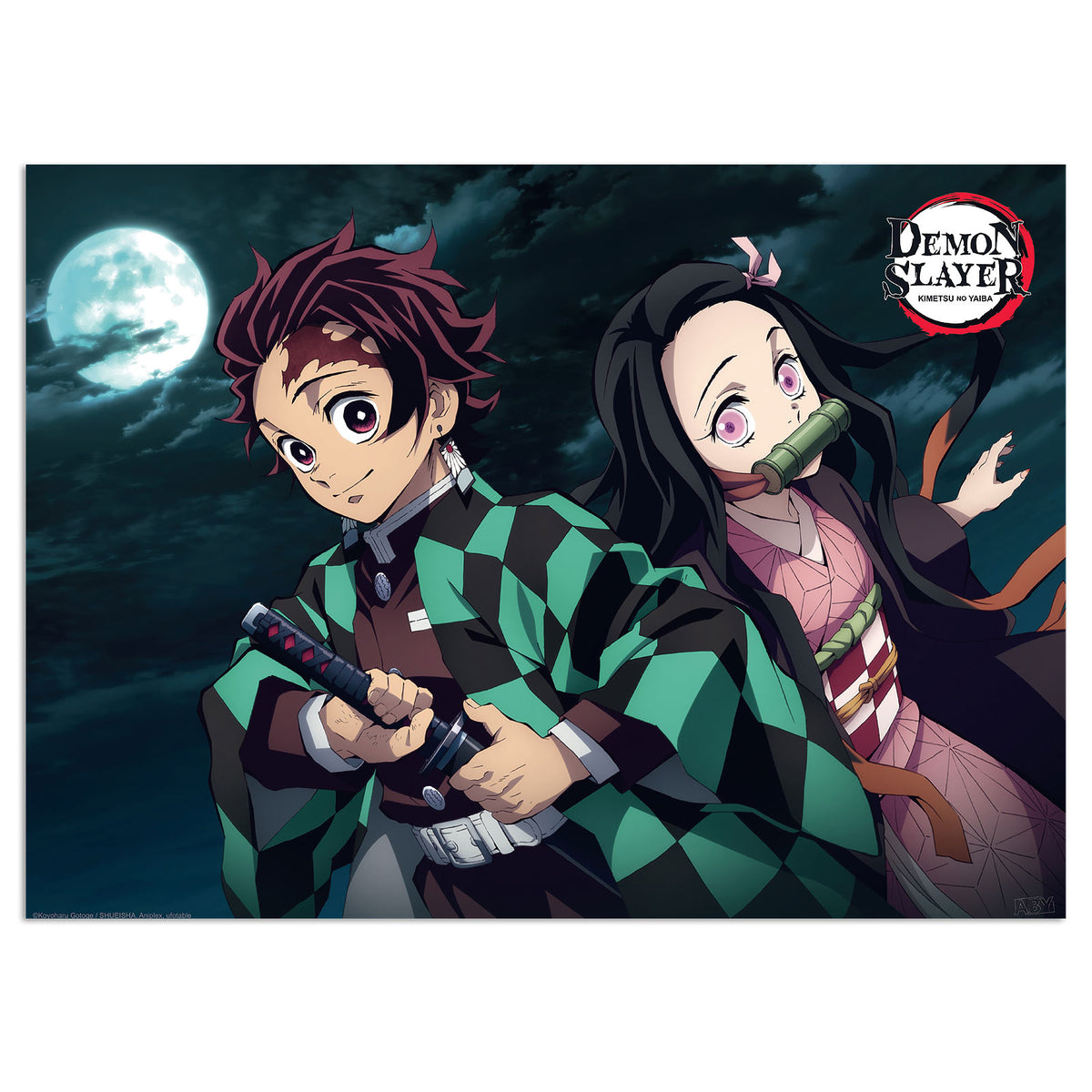 Produktbild Demon Slayer - Grupp & Duo Poster 2-delat set