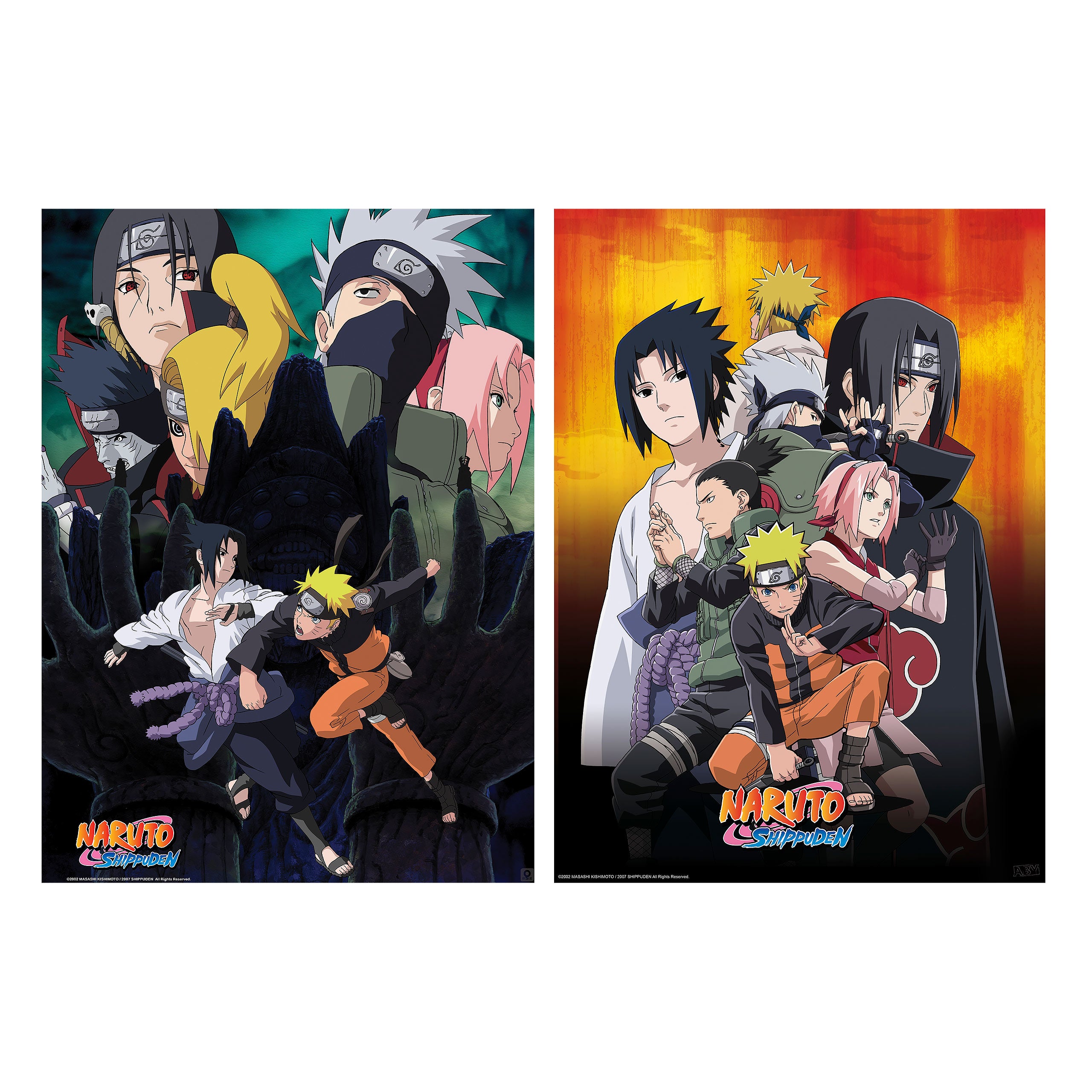 Produktbild Naruto Shippuden - 2-delat ninja-posterset