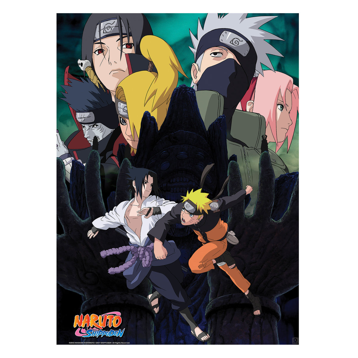 Produktbild Naruto Shippuden - 2-delat ninja-posterset