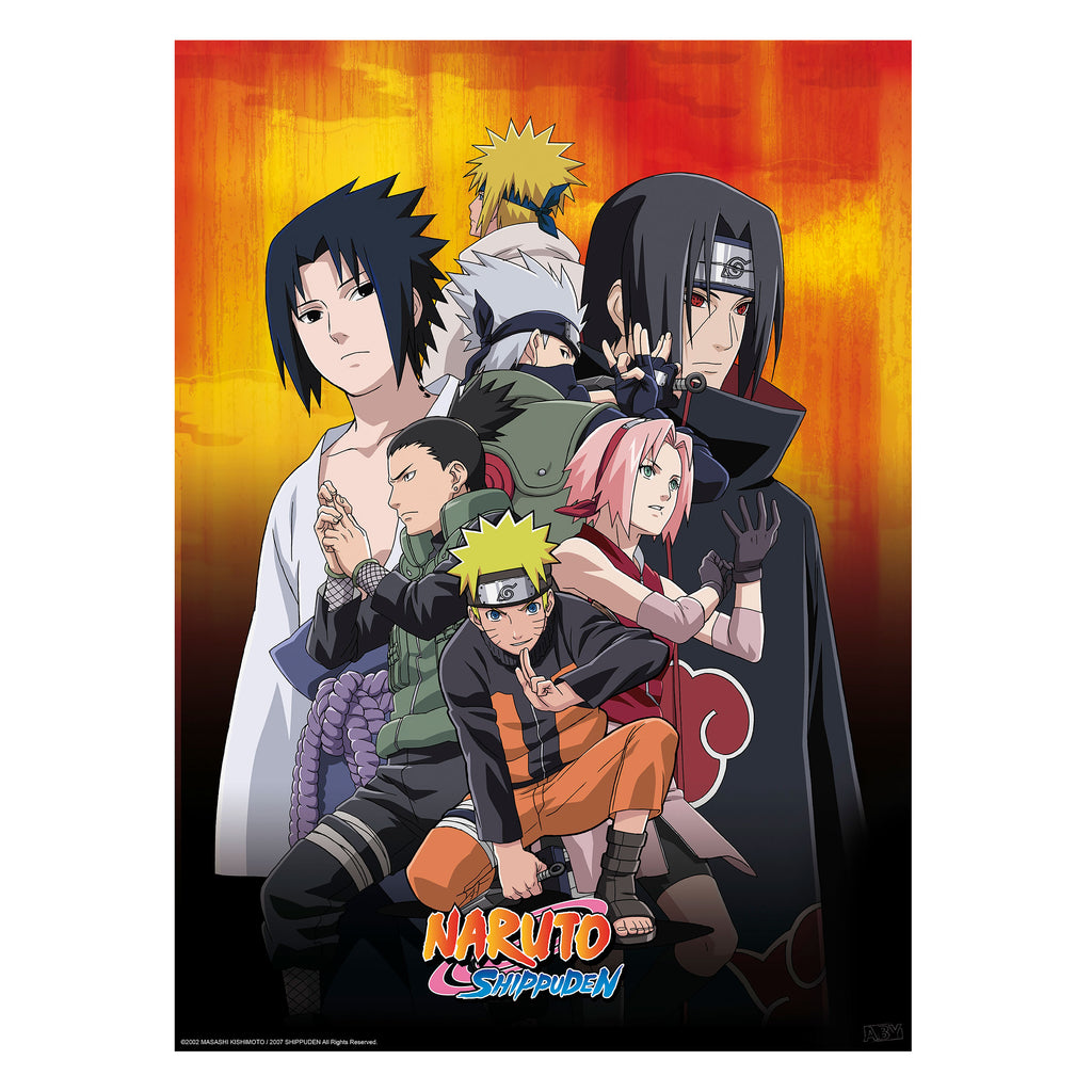 Produktbild Naruto Shippuden - 2-delat ninja-posterset