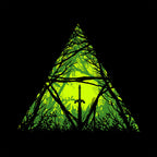 Produktbild Masterschwert i skogen T-shirt för Zelda-fans svart