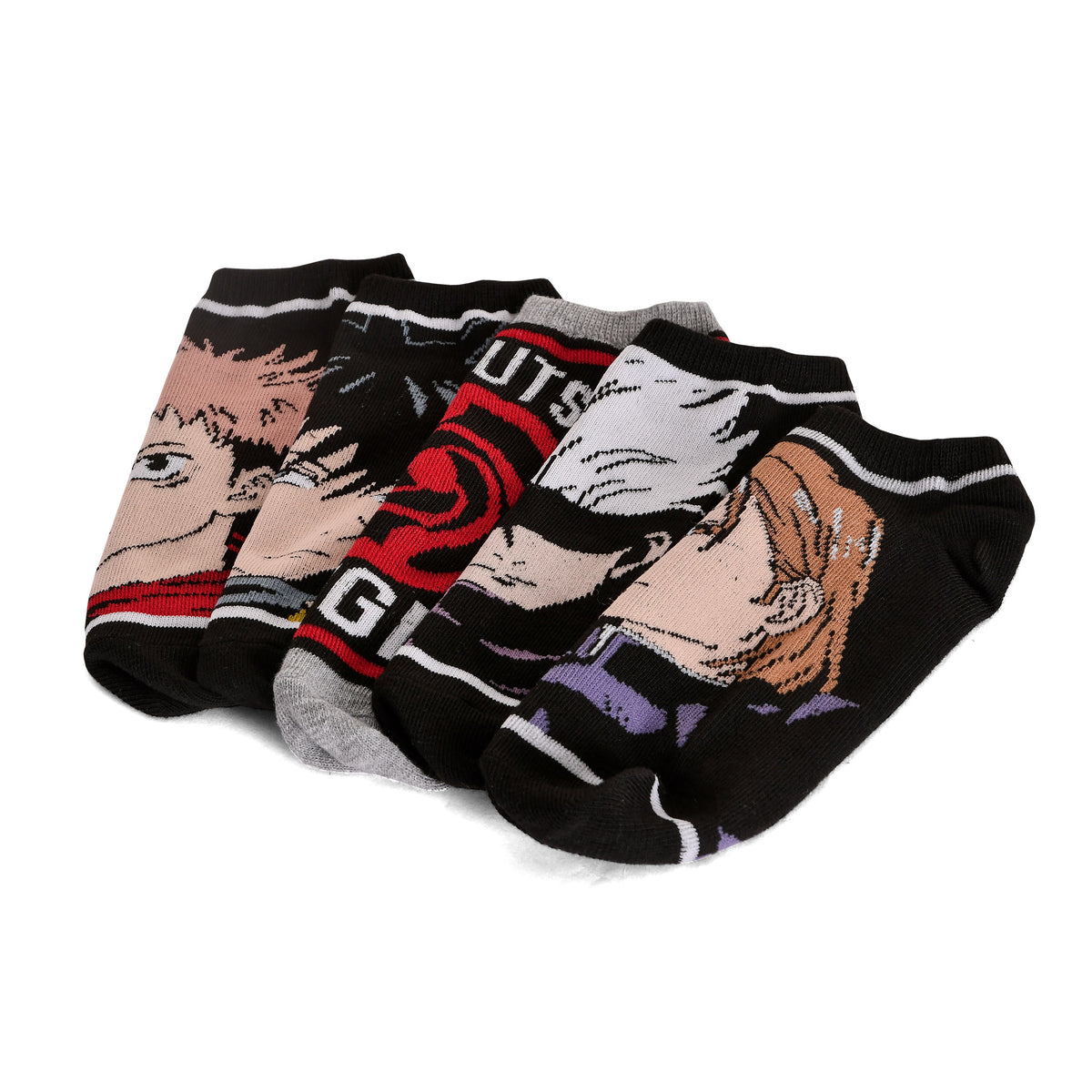 Produktbild Jujutsu Kaisen - Karaktärsstrumpor 5-pack