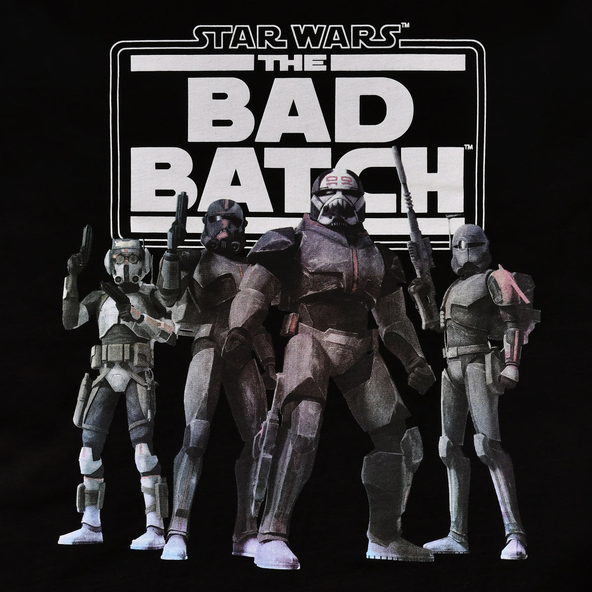 Produktbild Star Wars - Bad Batch Group T-shirt svart
