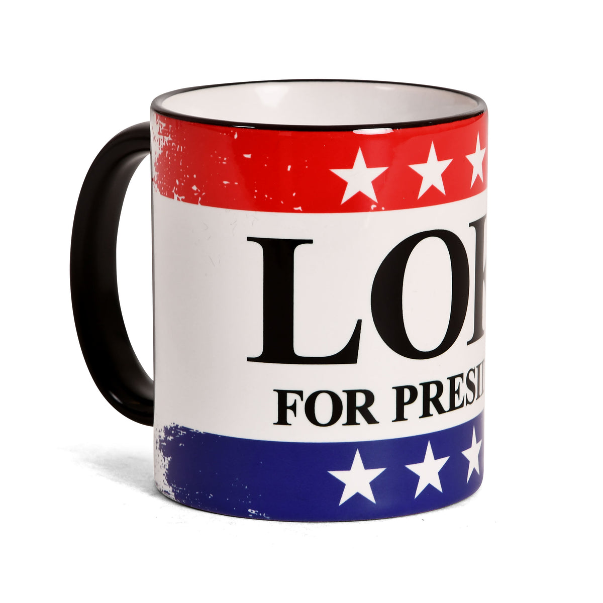 Produktbild For President-mugg för Loki-fans