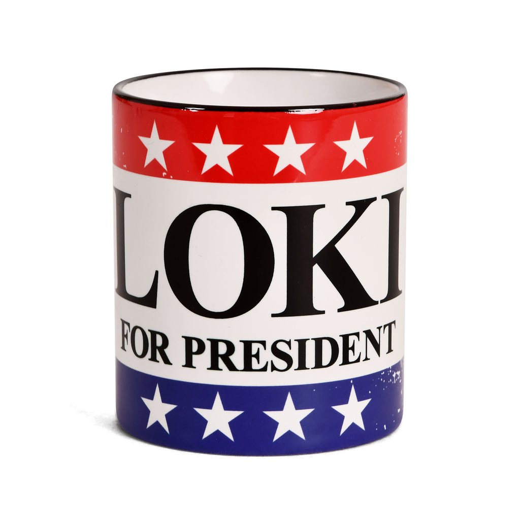Produktbild For President-mugg för Loki-fans