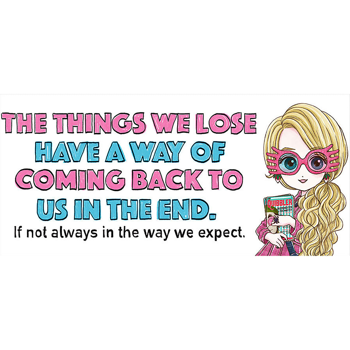 Produktbild Luna The Things We Lose Come Back Mugg - Harry Potter