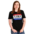 Produktbild For President T-shirt svart för Loki-fans