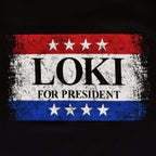 Produktbild For President T-shirt svart för Loki-fans