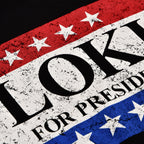 Produktbild For President T-shirt svart för Loki-fans
