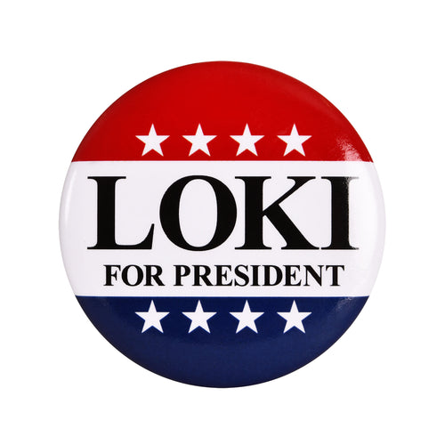 Produktbild For President-knapp för Loki-fans