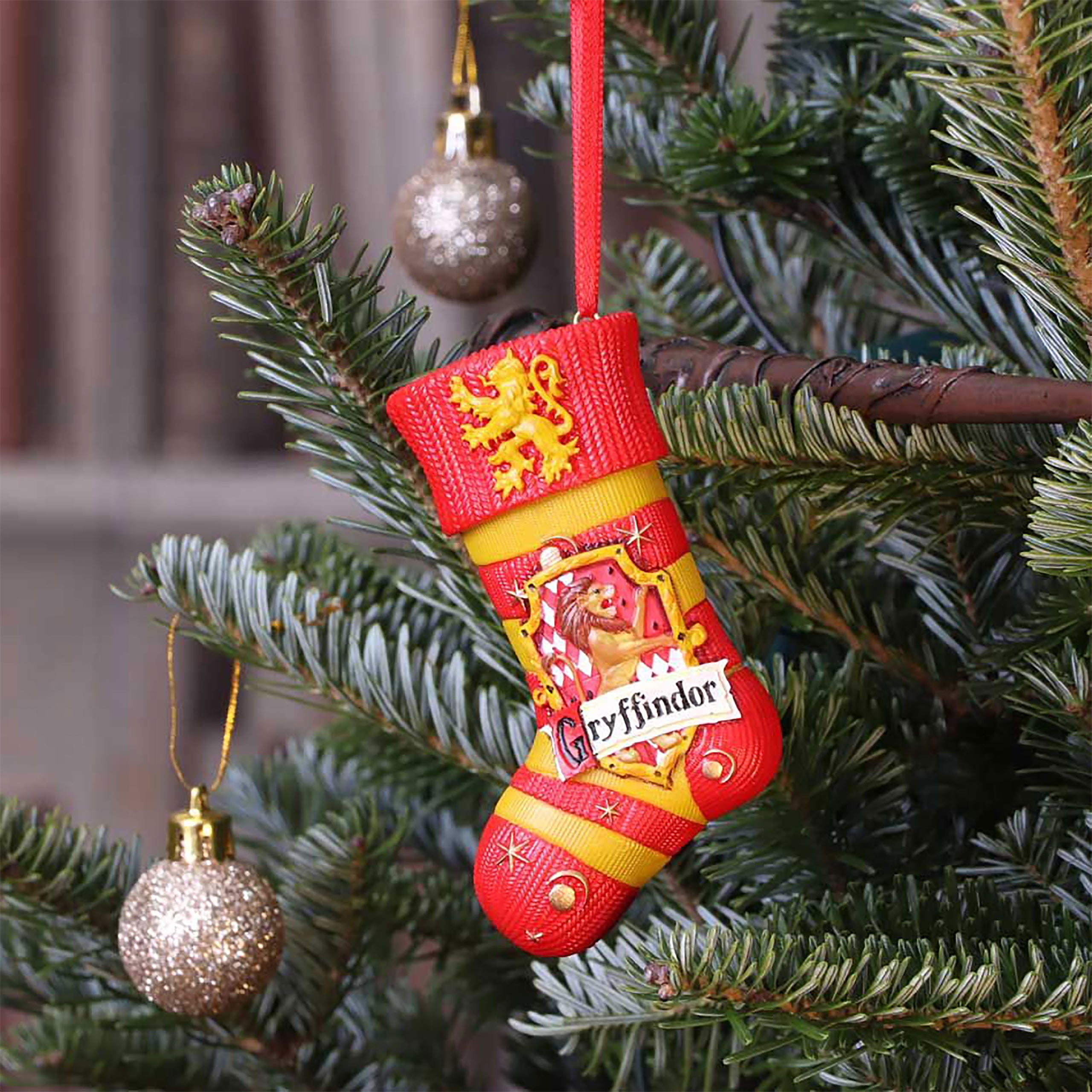 Produktbild Harry Potter - Gryffindor strumpa julgransdekoration