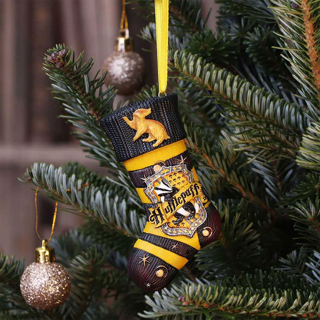 Produktbild Harry Potter - Hufflepuff-strumpa julgransprydnad