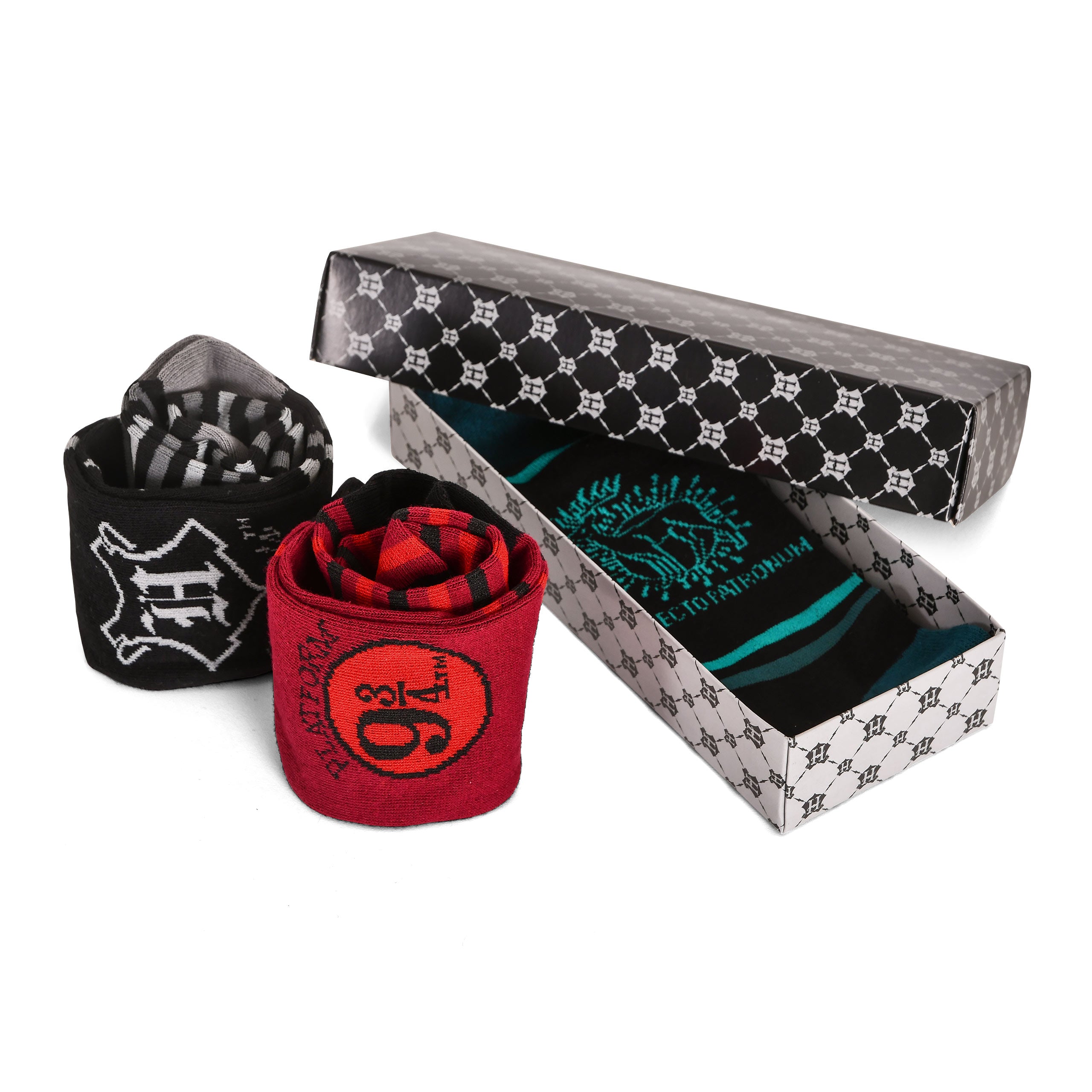 Produktbild Hogwarts strumpor 3-pack i presentförpackning - Harry Potter