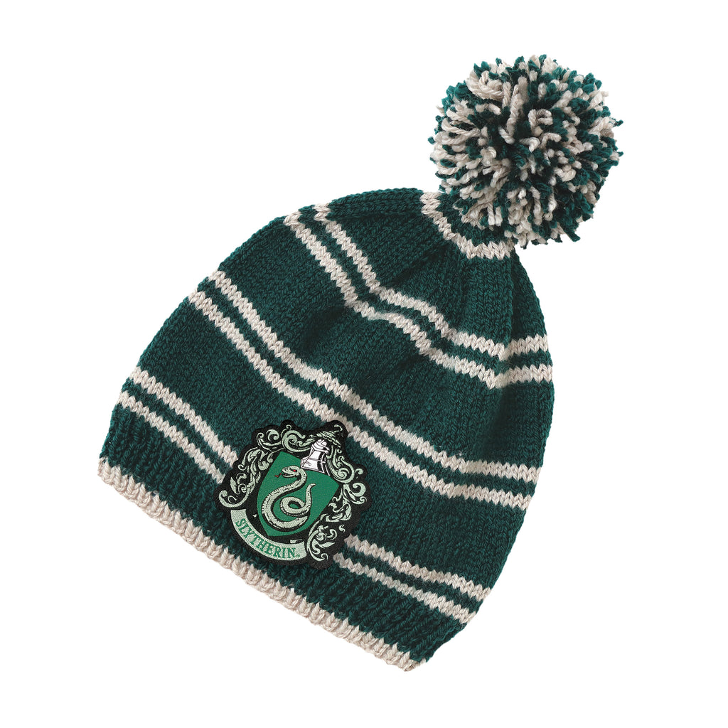 Produktbild Slytherin stickningsset för mössa med tofs - Harry Potter