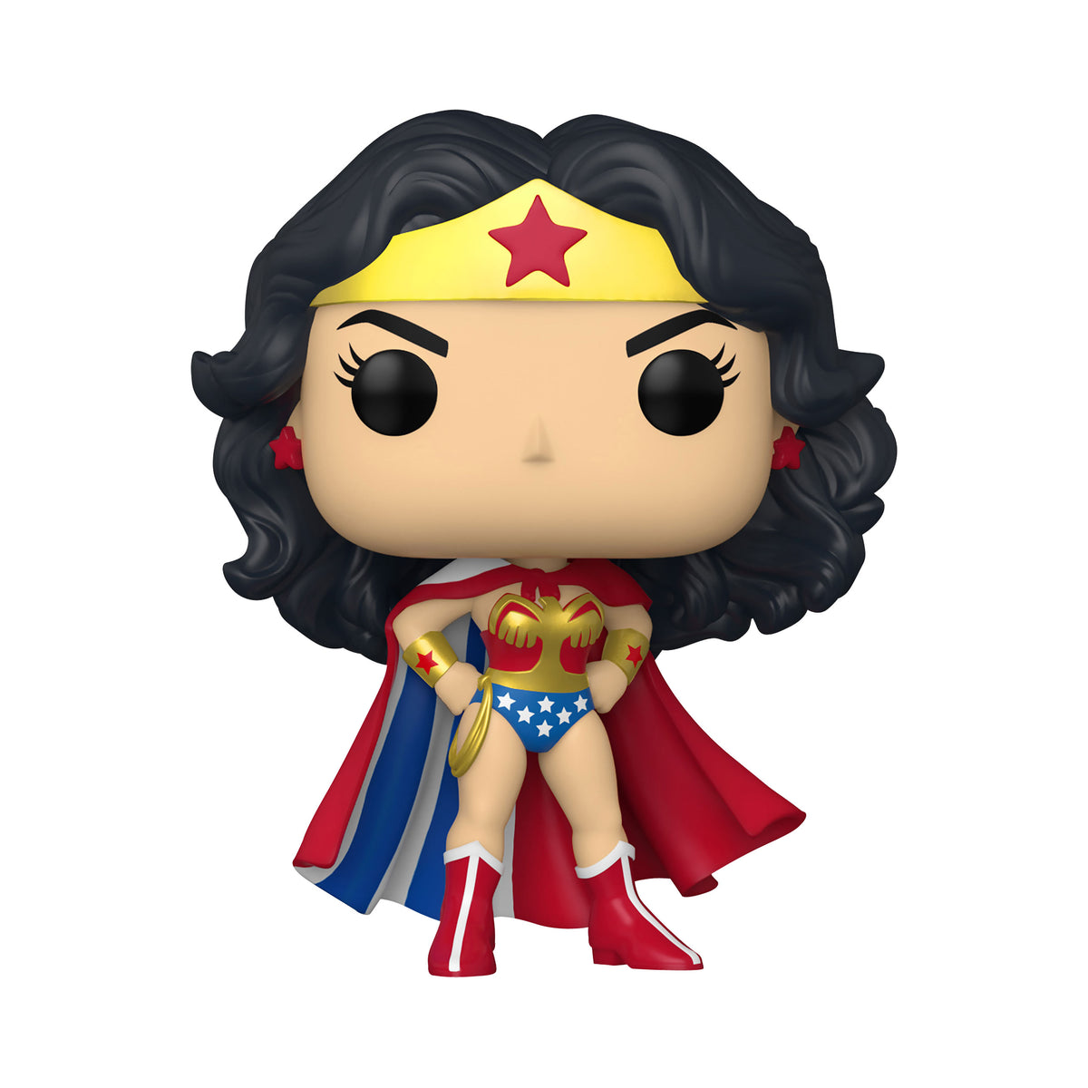 Produktbild Wonder Woman med mantel Funko Pop Figur